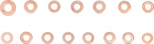 Injektor-Kopparpackningar 150 delar