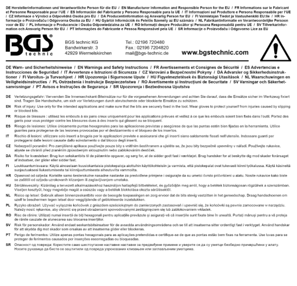 Bitshylsa, Insex, 14-22mm, 70 mm