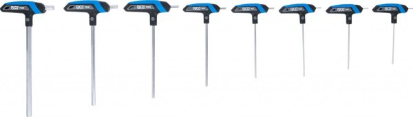 Insexnyckelsats med T-Handtag, 2-10 mm, 8 delar