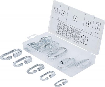 Karabinhakar Sortiment 20 delar – Aluminium Hakar Set