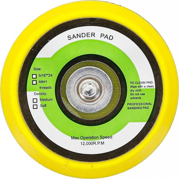 Kardborre rondell 50 mm för BGS 3291 – Sliprondell med M6 fäste