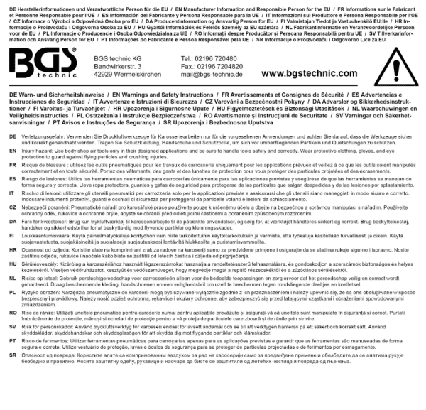 Sågblad-sats BGS 3400/3260-1 – 5 delar