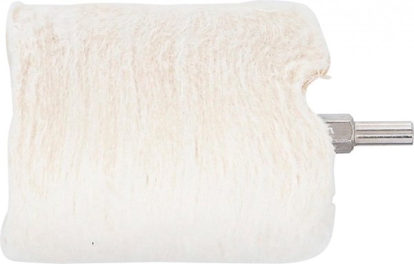 Cylindrisk poleringstrissa Ø64 mm – bomull för borrmaskin