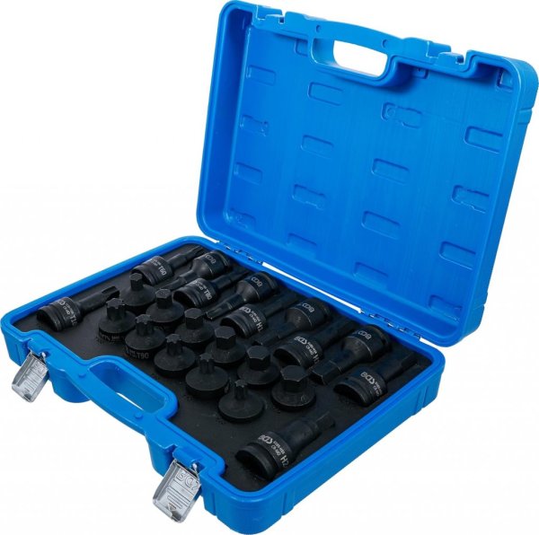 Kraftig Bitshylssats 3/4, Insex & Torx – 22 delar