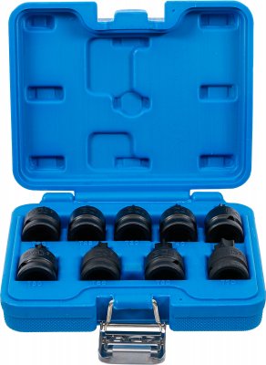 Kraft-Bitshylssats, Torx T20-T70, korta, 12,5mm, 9 delar