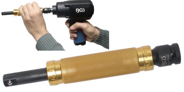 Kraft-Förlängare med kullagrad handtag, 1/2, 200 mm