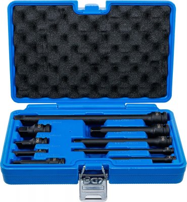 Kraft-förlängaresats 1/4″–1/2″, 9 delar