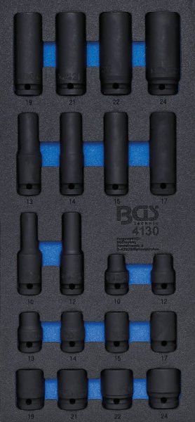 Kraft-Hylssats,1/2, 10-24 mm, 20 delar