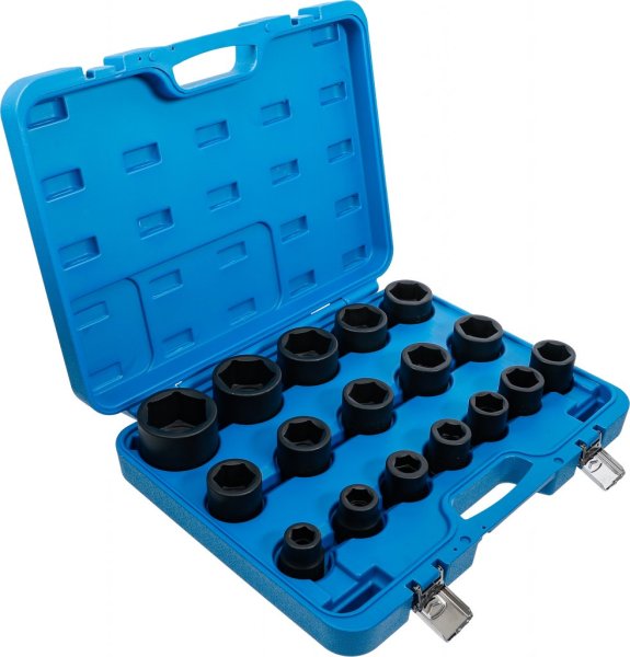 Kraft-hylssats, 19-55 mm, 17 delar