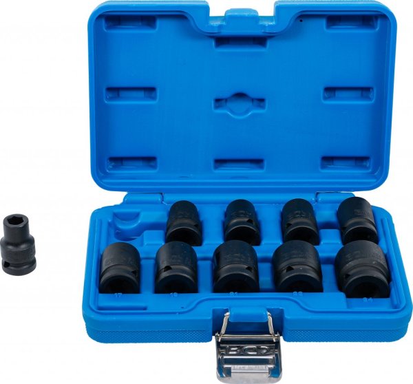Krafthylssats, 10-24 mm, 10 delar