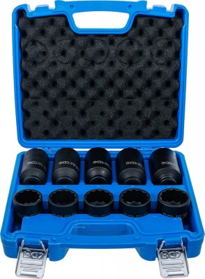 Krafthylssats, 32-36 mm, 10 delar