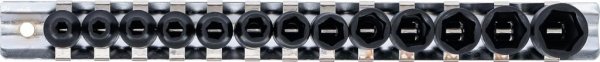 Krafthylssats, 6-PT, 4-14 mm, 13 delar