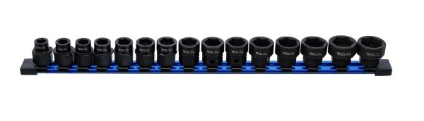 Krafthylssats Extra Korta 1/2 Pro Torque® 10–24 mm, 15 delar