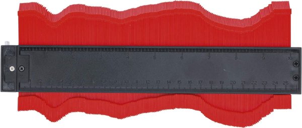 Låsbar Profilmall 250 mm – Konturmätare med Magneter