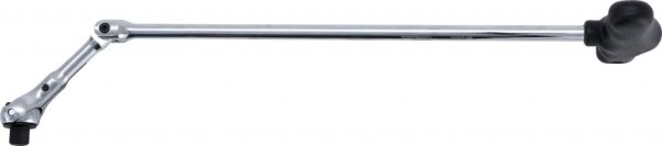Ledbar spärrskaft med T-handtag, 1/4, 450 mm