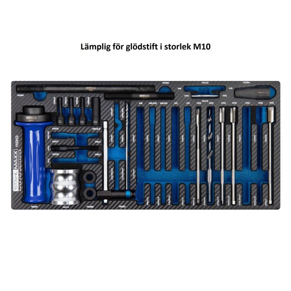Lämplig för glödstift i storlek M10