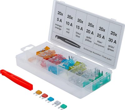 Mini-Flatsäkringar, 121 delar