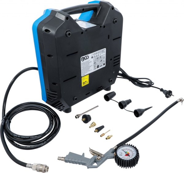 Mobil tryckluftskompressor 230V – Portabel med tillbehör