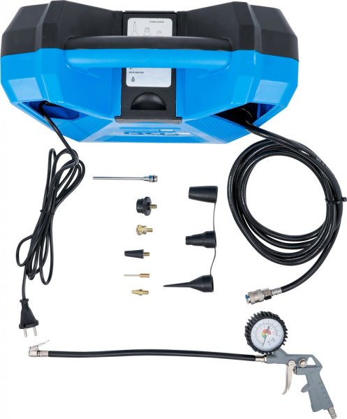 Mobil tryckluftskompressor 230V – Portabel med tillbehör