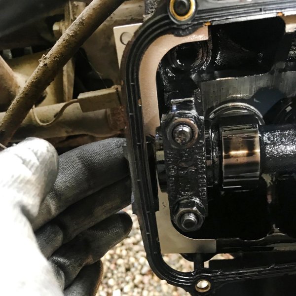 montering av kamaxelmall VAG VW T4 LT 2.4 2.5 D
