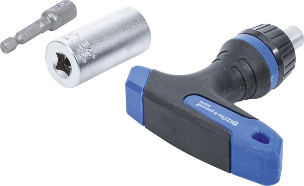 Multihylsa med T-spärrhandtag, 3 delar