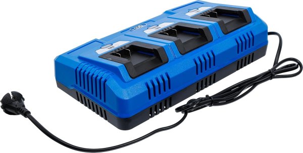 Multiladdare 18 V – 3 x 2,5 A för BGS 18V Batterisystem