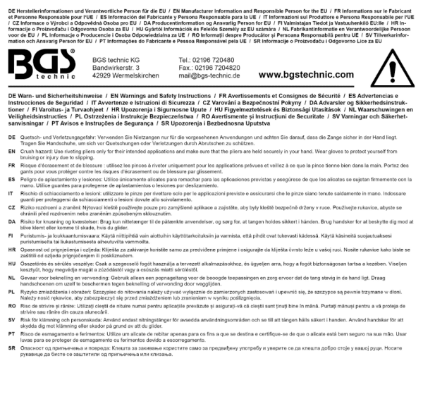 Nitmutter-verktygssats, M6/M8/M10