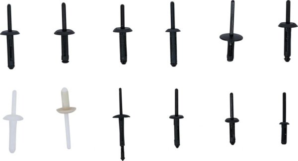Plastnitar sats 235 delar – GM, VW, Ford, BMW & Chrysler