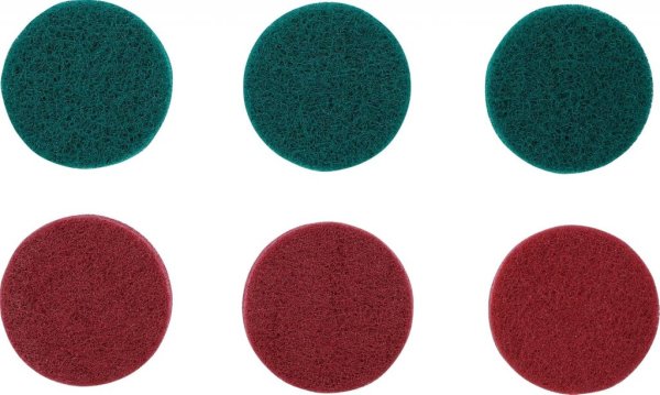 Nylon slipskivor 6-pack BGS74367 – grov & fin polering Ø100 mm