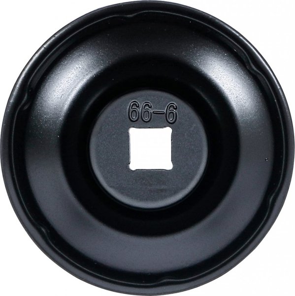 Oljefilterhylsa, 66 mm, 6 PT, Fiat, Renault