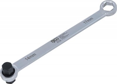 Oljeservicenyckel 17 mm x H14, vinklad