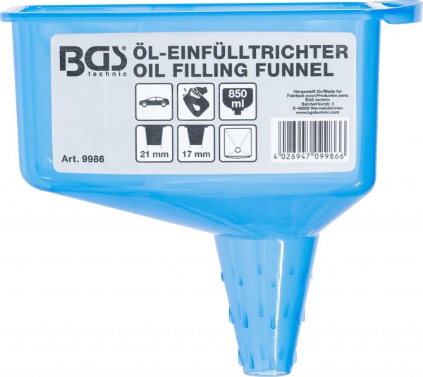 Oljetratt med 850 ml behållare