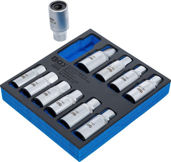 Pinnbult-verktygssats, 5-16 mm, 11 delar
