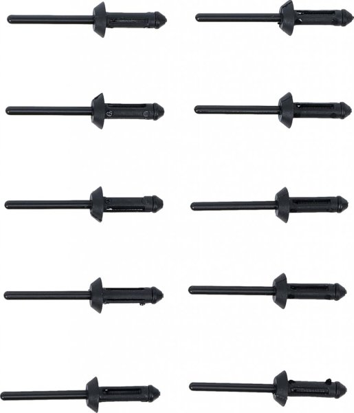 Plast-Blindnitar 5,0x15,8 mm, för Plast-Nittång