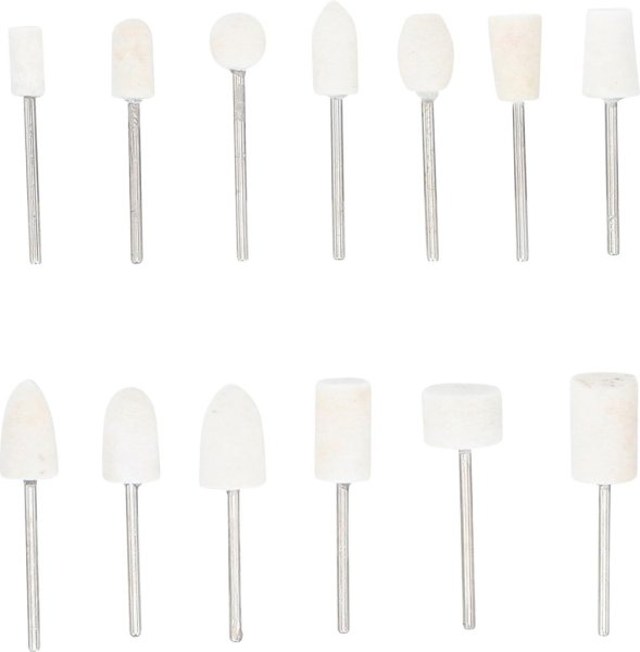 Poleringstrissor 13 delar – ullfilt set 3/32