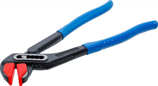 Polygriptång med adapteringsbara skyddsbackar, 240 mm
