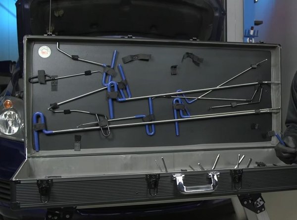 Bilplåt Riktverktygssats PDR – 23 delar med Aluminiumväska
