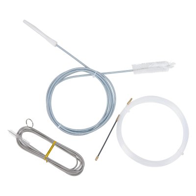 Rengöringskit med flexibla borstar och nylontråd för soltak och avlopp