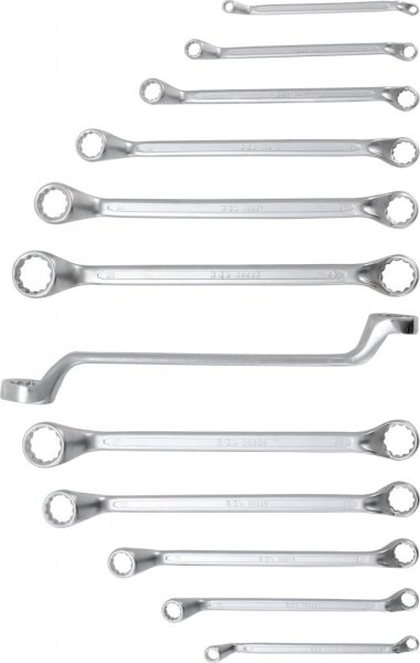 Ringnyckelsats, bokad, 6-32 mm, 12 delar