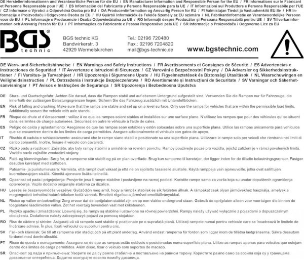 Uppkörningsramp plast – extra hög, 3 t