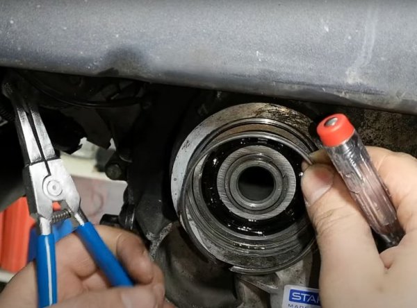 säkringsringen för reparatopn av 02M växellåda