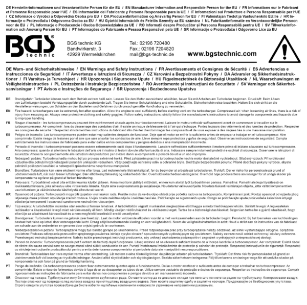 Laddluftsystem- & Turbo-Testsats XL 17 Delar