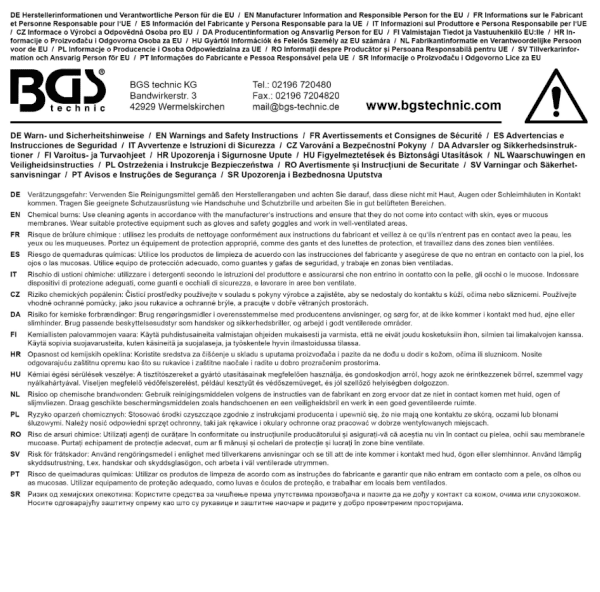 Universal- & Ultraljudsrengöring 5 L – Industriell
