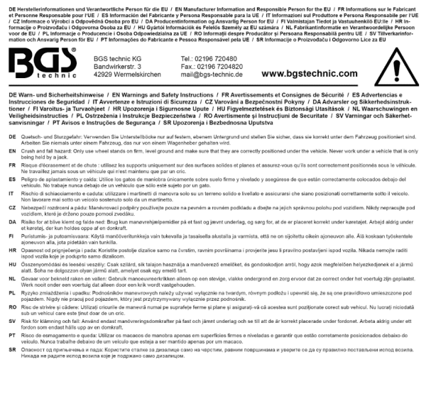 Pallbockar 2 ton – 2-pack, 268–418 mm
