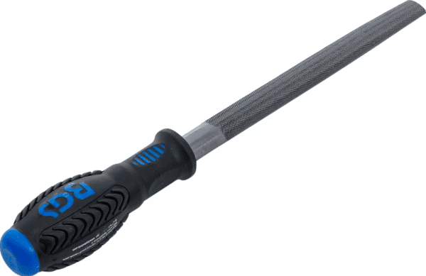 Halvrundfil 200 mm DIN 7261 med 2-K handtag