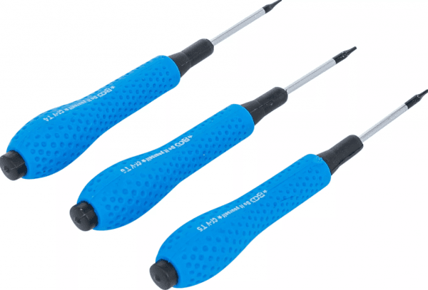 Precisionsmejselsats, Torx, 3 delar