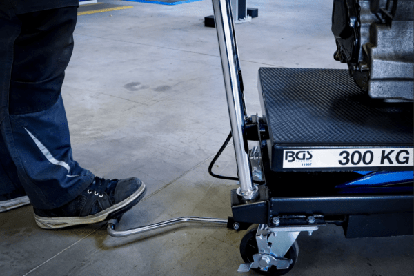 Hydrauliskt saxlyftbord 300 kg – Robust & ergonomiskt