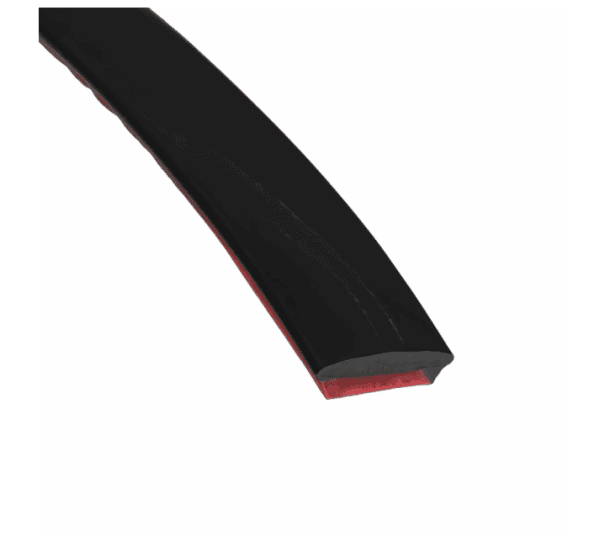Dekorlist Svart 10 mm Självhäftande 5 m Flexibel PVC