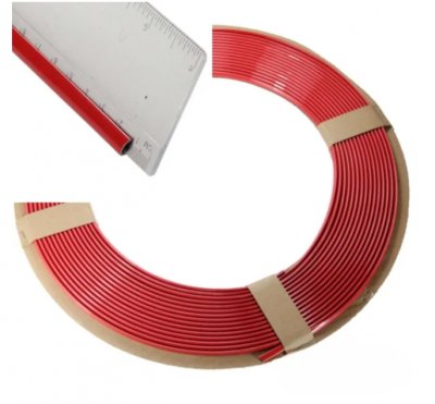 Kantskydd Röd 6 mm Självhäftande 5 m