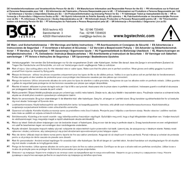 Bultsax 200 mm med härdade skär – kompakt & kraftfull